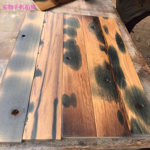 老旧船木板材 原木材料 自然风化老船木桌面 古船木牌匾 实木台面