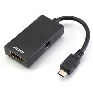 安卓W-mhL转HDMI适配器手机高清线看电视Micro USB TO HDMI线