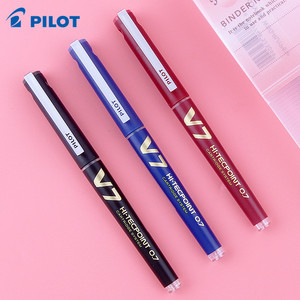 日本PILOT百乐笔BXC-V7升级版可换墨胆中性笔考试笔学生用 V5水笔