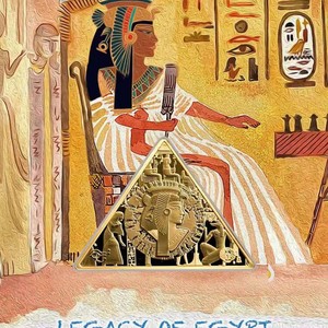 纽埃2020年古埃及文化遗产系列三角形纪念币 埃及艳后 女王硬币
