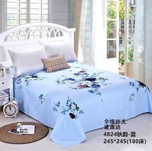上海民光正品全线丝光床单囯民传统老式粗布加厚全棉单双人床单