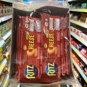 香港代购 印尼进口RITZ利脆CHEESE芝士夹心饼干独立装27g×12小包