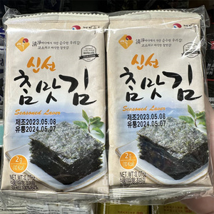 香港代购 韩国进口 新水 真味紫菜2g*10小包 即食海味 休闲零食