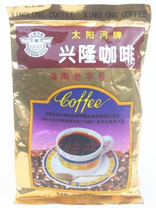 包邮 海南特产 老字号太阳河牌兴隆咖啡粉250克 炭烧咖啡粉需过滤