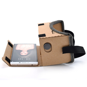 谷歌VR纸盒眼镜头戴式3D虚拟现实魔镜科教实验专用diy款折叠式vr