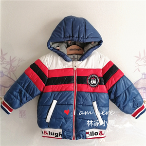 韩版阿路小童儿童装男童宝宝冬款加厚夹棉夹克式棉衣棉服外套