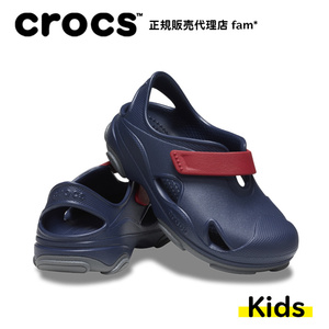 日本直邮 CROCS卡洛驰 儿童款沙滩鞋男童复古凉鞋男孩户外拖鞋