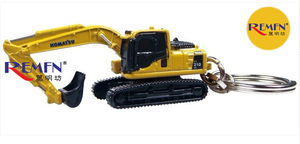 UH Komatsu PC210-8 小松挖掘机神钢250挖土机钥匙扣合金模型5523