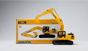 合金仿真 1:43 小松KOMATSU  PC200-8 挖掘机挖土机钩机 玩具模型
