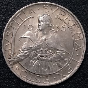 圣马力诺1936年10里拉银币，圣阿加塔，10g，27mm，外国硬币欧洲