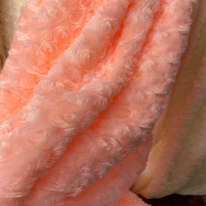 玫瑰绒布料 磨花毛绒 靠垫面料 毛绒玩具柜台布拍照背景布手工DIY