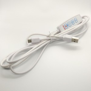 LED直播补光灯控制线调光调色四键三色电源线USB对Micro开关线