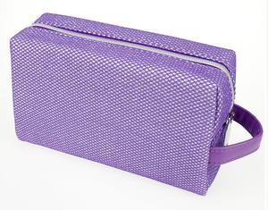 玫琳凯高级星光化妆包包紫色手拿包笔袋收纳袋化妆包女士零钱包