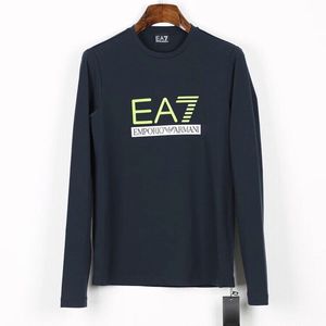 EMPORIO ARMANI EA7 新款烫塑弹力字母男士长袖T恤 6XPT87
