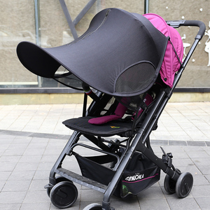 婴儿童推车遮阳棚防紫外线布遮光蓬 宝宝防风防晒罩…