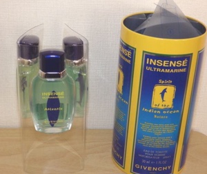 纪梵希 海洋香榭香水 3瓶 Insense Ultramarine ocean 限量版 30M