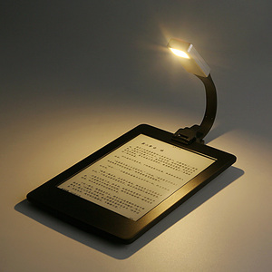 书灯调光迷你造型LED书夹灯双夹子3色温学习阅读USB可充电书签灯