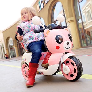 儿童电动摩托车三轮车男女宝宝可坐人小孩玩具车电瓶车子童车