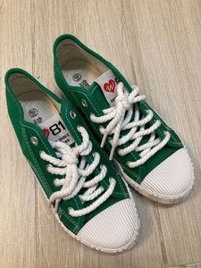 夏天学生韩版潮流低帮绿色帆布鞋秋装男女情侣款平板鞋