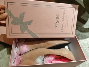 PTSON百田森夏季气质单鞋，粉色，颜色超级漂亮，搭配各种小