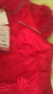 唐朝 全新唐装连衣裙 夹很薄的一点棉厚度类似双层那样的，大红