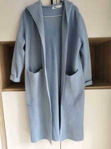 IEF/爱依服 针织毛衣外套 长款 均码 可穿至120斤 蓝