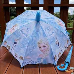 爱沙公主的雨伞冰雪奇缘雨具Elsa儿童女童幼儿园小学生爱莎长柄伞