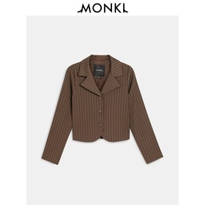 monki短款西装外套