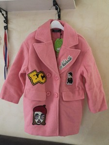 爱必贝女童大衣，全新有吊牌，粉色，130.150码，56元