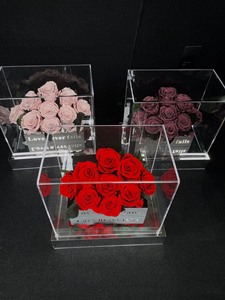 “9朵诺曼玫瑰花园”永生花，6色可选，真花A级玫瑰花头制作！