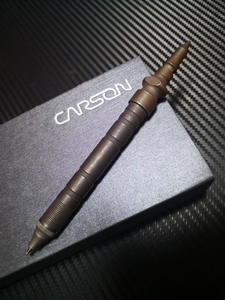 卡森战术笔绝绝子绝版注射器钛合金笔尖非钢钎岩钉冰锥漩流，正品