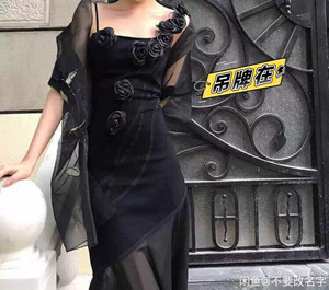 JIHOON CHIU  智熏黑玫瑰 连衣裙      原版