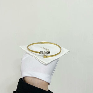 全新 Dior 迪奥 字母水钻颈圈choker 项圈，凹造型