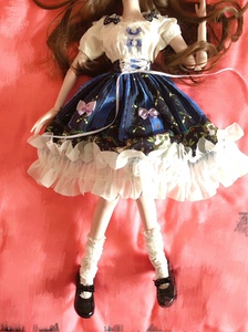 60厘米娃娃衣服3分bjd叶罗丽仙子女孩公主芭比裙子套装包邮
