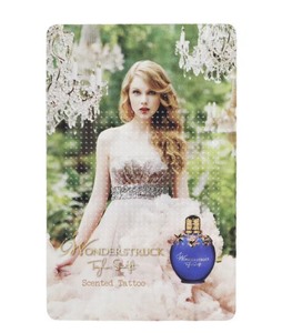 Taylor Swift Wonderstruck香水卡 标