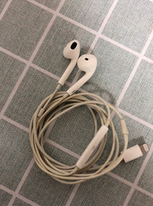扁头耳机 功能正常 适用于苹果7 -14手机 皮子发黄