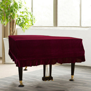 金丝绒钢琴套三角钢琴罩钢琴盖布防尘布（不含凳罩不含脚踏套）
