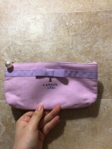 Lanvin en blue 朗万手包 化妆包 笔袋 眼镜包