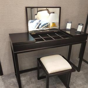 可定制设计新中式梳妆台实木化妆桌椅组合现代简约卧室梳妆套装多