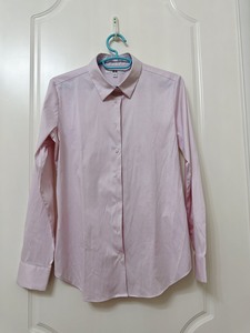 优衣库女装 花式衬衫(通勤云朵衫长袖百搭衬衣) 粉色80包邮