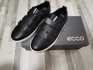 ecco爱步魔术贴系带运动柔酷440514休闲鞋39