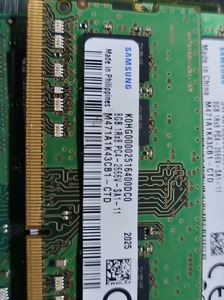 惠普 联想拆机 三星DDR4 2666 8G笔记本内存 成色
