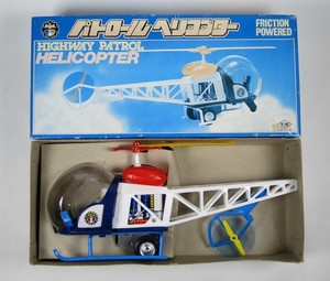 日本 80年代 老玩具 铁皮发条老玩具 商会限定 直升机 8