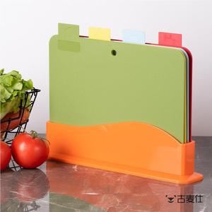 彩色分类套装菜板家用分类砧板塑料辅食案板厨房便携砧板套装砧板