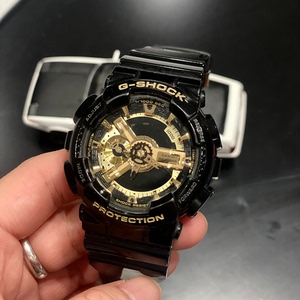 casioGA-710GB黑金运动防水男手表卡西欧官方正品