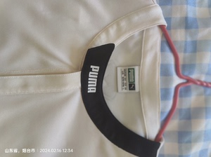 日本购入彪马纯白短袖，穿过两次，L码，材料有点透