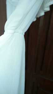 乐町吊带雪纺连衣裙中长款裙子夏修身裙…颜色分类白色,尺码15