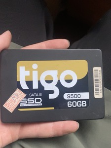 金泰克固态硬盘60G，tigo+型号G500，60G固态硬盘