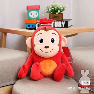 韩国正品COCOMONG可可蒙香肠猴毛绒玩具
