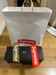 supreme上海限定贴纸豹纹+红色+超大号手提袋+af1鞋